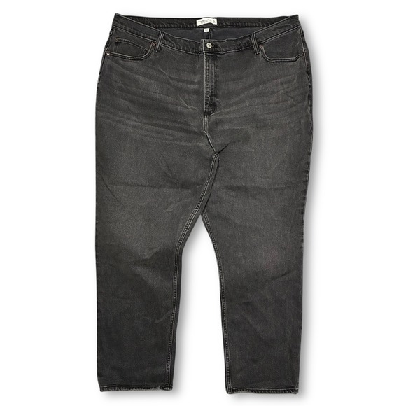 Abercrombie & Fitch Denim - Abercrombie Fitch 90s Straight Ultra High Rise Jeans Charcoal Gray Womens 37/24R